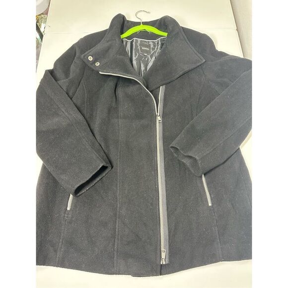 Bonita Women’s Wool Blend Coat Zip Pockets Lined Size 46 EU/ XL US See Notes - Picture 5 of 11